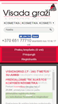 Mobile Screenshot of kosmetika.profesionali.lt